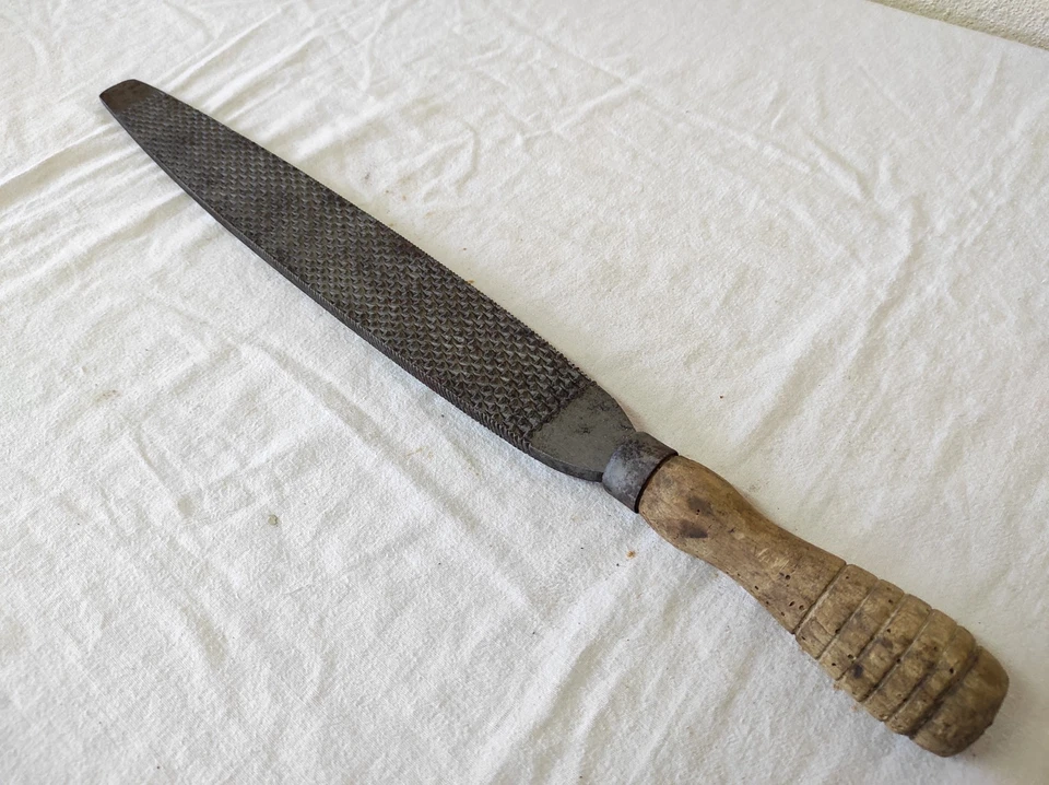 Outil à main ancienne Lime Râpe pour Maréchal Ferrant 51 cm - Photo 1/4