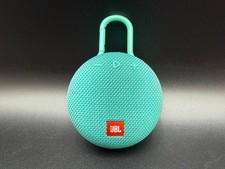 JBL Clip 3 Portable Bluetooth Speaker Waterproof Black Tested Works - Teal