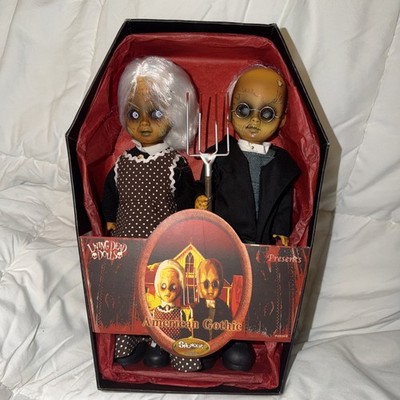 Mezco Living Dead Dolls Presents American Gothic Complete Used/Open