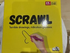 SCRAWL BOARD GAME - ADULT THEMED DRAWING GAME - BIG POTATO GAMES - COMPLETE