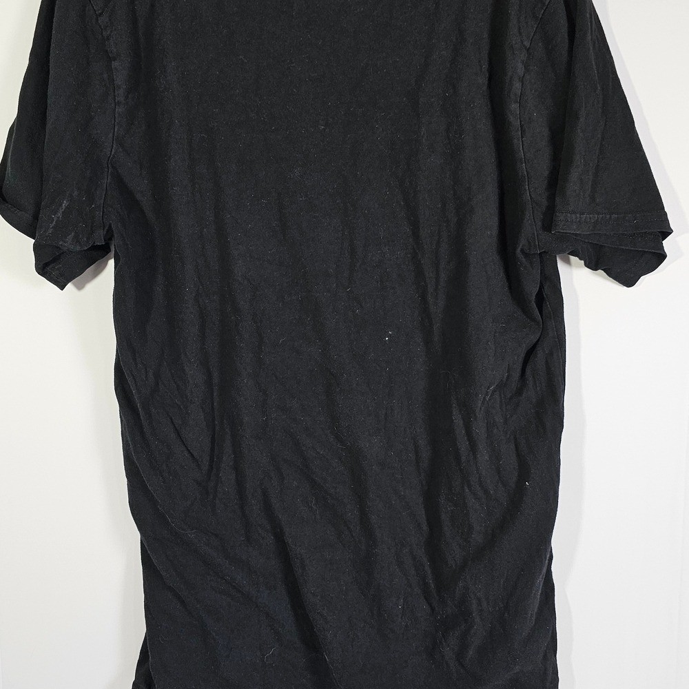 Source Unknown Black Graphic Tee with Purple and … - image 2