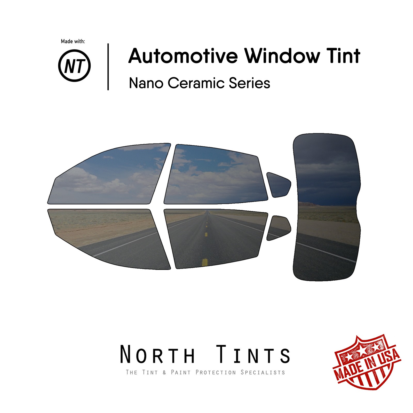 Nano Ceramic PreCut Window Tint Film Car Glass for Maserati Levante 2017-2024