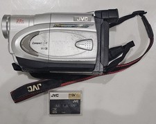 JVC GR-FX17EK Silver Digital Compact VHS Camcorder UNTESTED