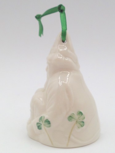 Vintage 1980 - 1993 Belleek Third Edition Seventh Mark Leprechaun Bell Ornament - Picture 2 of 8