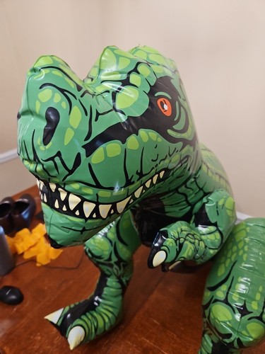 Dinosaur Jurassic Inflatable Balloon Party Pool toy 32 x 34 " Medium - Bild 5 von 7