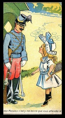 Chromos CHOCOLAT DE L'UNION - is it my good that you are waiting there?