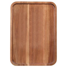 Large Serving Platters Wooden Charcuterie Boards for Party Food Dish Rectangl...