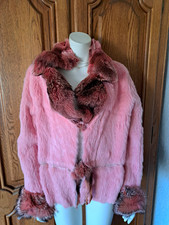 Vintage Echtpelz ,Kaninchenfell Pink , y2k , ...