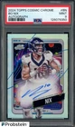 2024 Topps Cosmic Chrome Refractor Bo Nix Broncos RC Rookie AUTO /75 PSA 9