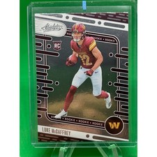 2024 Panini Absolute #176 Luke McCaffrey RC Washington Commanders