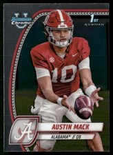 Austin Mack 2024 Bowman University Chrome #87 Alabama Crimson Tide