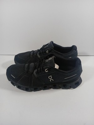 On Cloud 5 Women s Size 8 Running Shoes Black Swiss Engineering Athletic Sneak