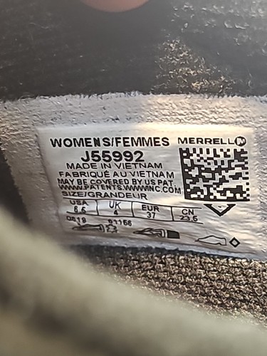 Merrell Shoes Womens 6.5 Jungle Moc Slip On Sneaker Black Leather Comfort J55992 - Picture 9 of 9
