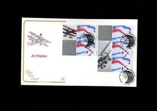 Air Displays RAF Cotswold FDC 2008 con Trenchard House Farnborough Hants H/S.