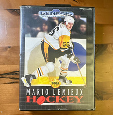 SEGA Mario Lemieux Hockey (Sega Genesis) Sports w/ Case
