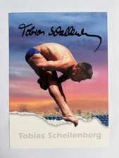 orig. Autogrammkarte Turmspringen / Wasserspringen Tobias Schellemberg (2635)