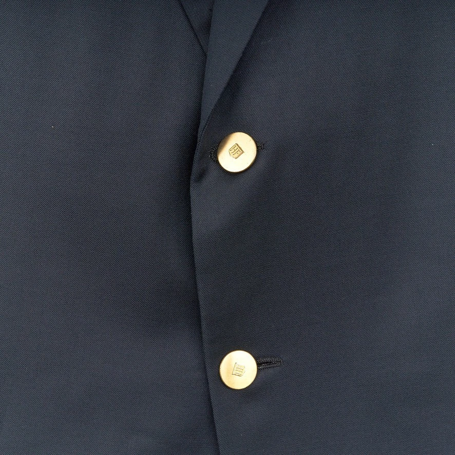 Blazer Hickey Freeman Para Hombres 44R Azul Marino Lana Cachemira 2 Botones Dorados Abrigo Deportivo Foto 4 de 4