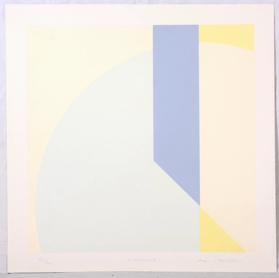 Aen t. Sauerborn: Serigrafie handsigniert, nummeriert 37/100 - Bild 1 von 4