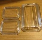 Vintage Pyrex Fridgie Bowls Lid Replacements Only 501-C 502-C  Lot of 3