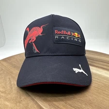 Puma Hat Cap Red Bull Racing Official Formula 1 Team Snap Back Cap Navy/Red EUC