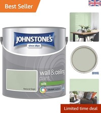 Elegant Natural Sage Silk Finish Indoor Emulsion Paint - 2.5L Fast-Dry Formula 7.20 per litre