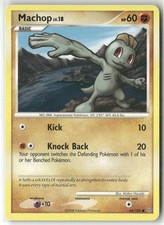 Pokemon Machop 64/100 Stormfront Common
