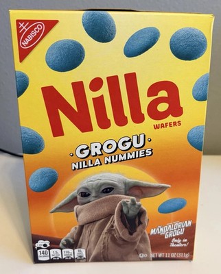 Nabisco Star Wars Mandalorian Grogu Nilla Nummies Cookies 11 oz Sealed New Box