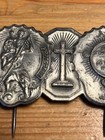 Vintage St Christopher Be My Guide Metal Visor Clip — photo 3