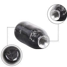 Universal Black Forged Carbon Fiber Manual Gear Shift Knob Lever Shifter