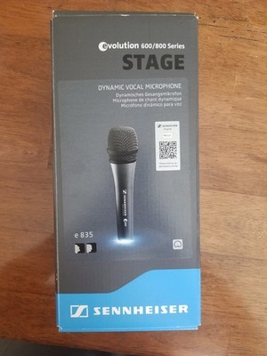 Sennheiser e835 evolution series 600/800 Dynamic Vocal Microphone XLR