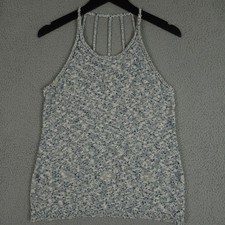 Lucky Brand Sweater Tank Top Womens Medium Bl...
