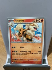 Pokemon Card TCG Destined Rivals Arcanine 28/182 Non Holo Near Mint Condition