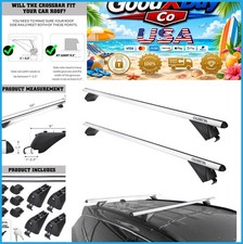 Universal Roof Rack Cross Bars 52 Inch Aluminum 200 Lbs Load For Flush Side Universal Roof Rack Cross Bars 52 Inch Aluminum 200 Lbs Load For Flush Side