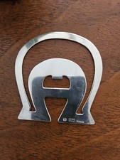seltener Vintage Geldscheinclip, silber, gest...