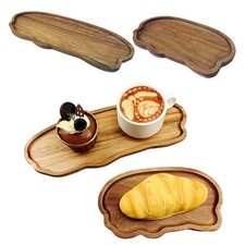 Wood Serving Tray Platters Bread Charcuterie Board Fruit Cheese Platter Plates