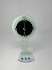 Memphis Style Postmodern Desk Clock by Brian Prothro for Zipadeedoodah Designs