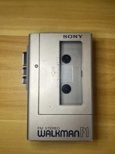 VTG Sony Walkman Cassette Player FM Stereo WM-F1 Radio Works Tape Needs Repair