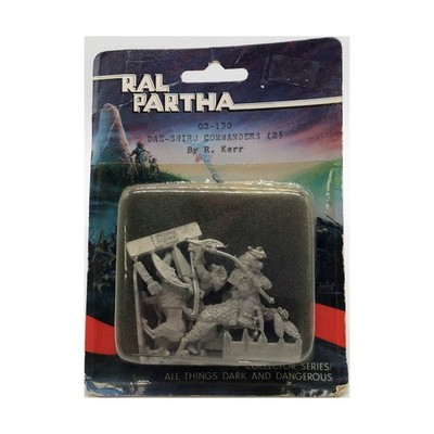 Ral Partha All Things Dark and Dangerous Dae-Shiru Commanders (2) New
