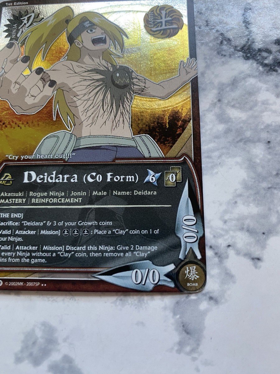 Deidara (C0 Form) - N-1105- 1st Edition - Foil Holo Shattered