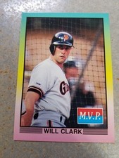 Will Clark San Francisco Giants 1990 Big League All Stars MVP #1 GREEN  VG