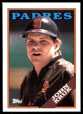 John Kruk 1988 Topps #596 San Diego Padres MLB READ FREE SHIPPING AutographDen