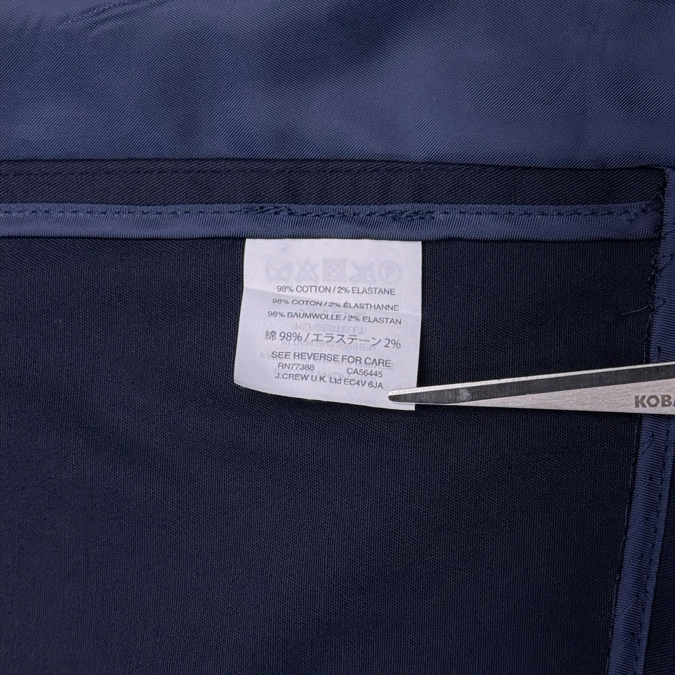 J Crewcuts Thompson костюм куртка молодежи 16 темно-синий блейзер эластичной - Изображение 4 из 4