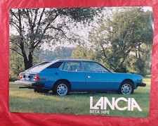 1978 Fiat Lancia Beta - Original Car Dealer Sales Brochure Catalog 1978 Fiat Lancia Beta - Original Car Dealer Sales Brochure Catalog