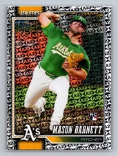 2026 Topps #273 Mason Barnett Athletics Spring Training Foil RC