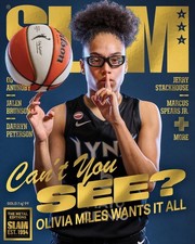 Olivia Miles WNBA Minnesota Lynx 8x10 photo Slam Magazine cover metal edition
