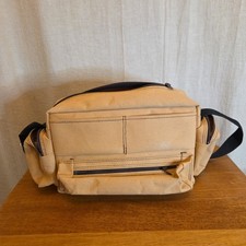 Vintage Beige Canvas Camera Bag