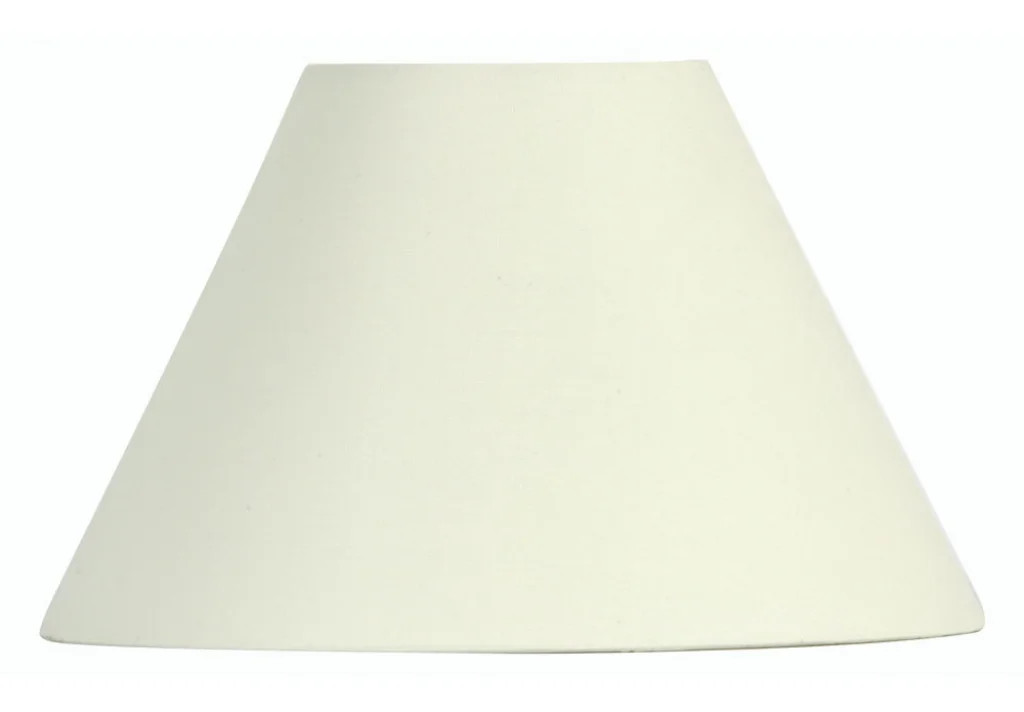 Lampshade Cream 16"" Coolie Premium Cotton 400mm Oaks Lighting S501/16
