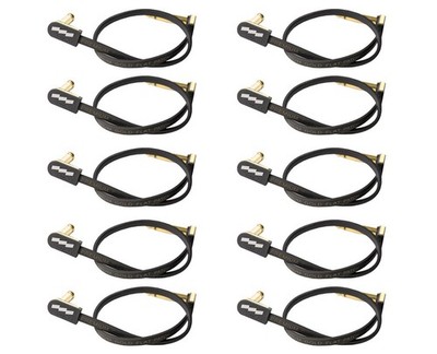 EBS PG-10, Flat Patch Cable Premium Gold 10 cm x 10