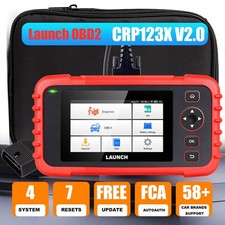 Launch OBD2 Scanner CRP123X Elite 4 System Scan Tool Support Multi-protocols
