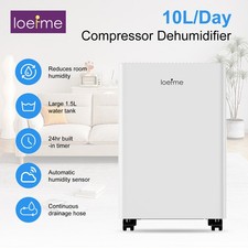 Large Dehumidifier With Drying Mode Portable 10/16L Per Day Quiet Home Air Dryer